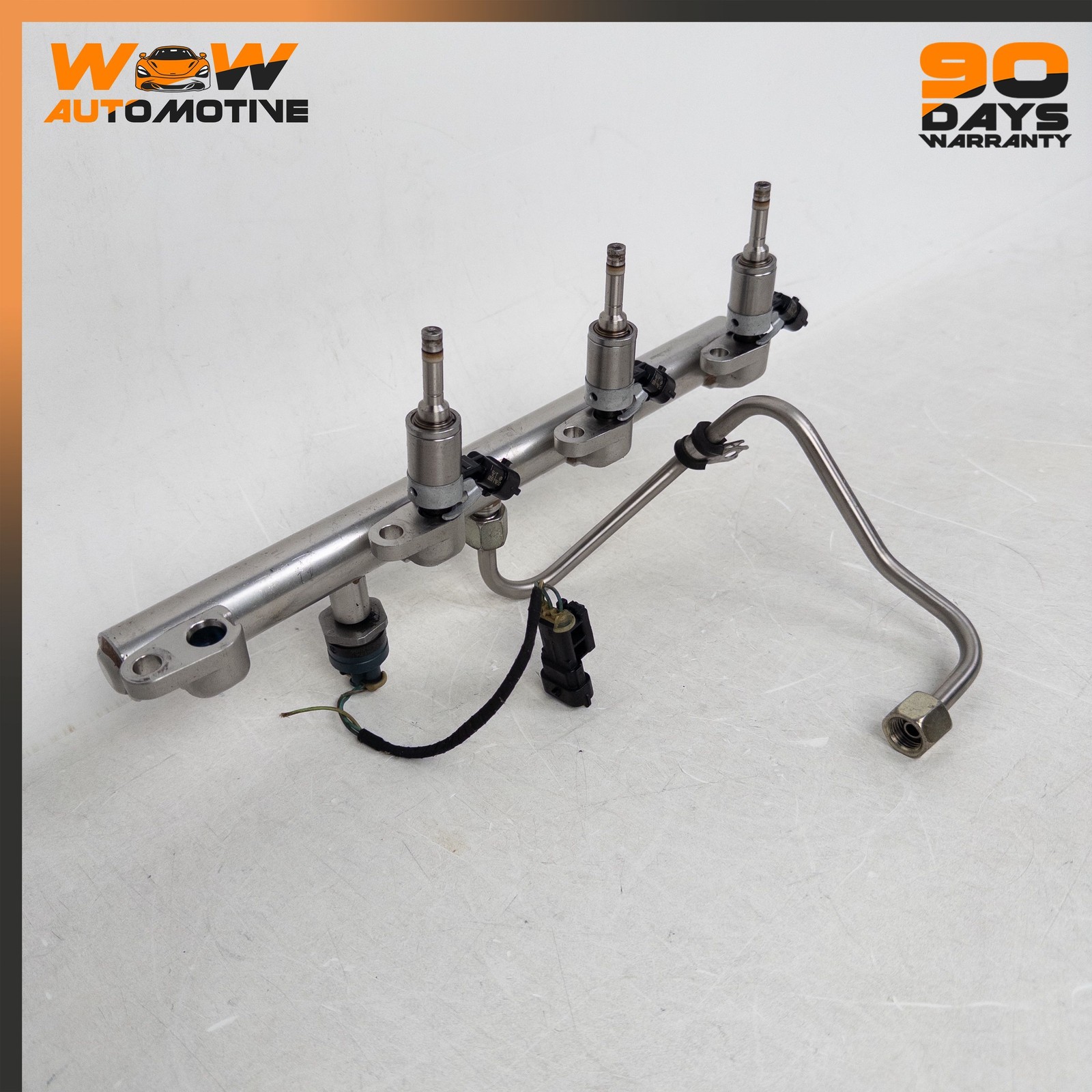 13-19 MASERATI QUATTROPORTE GTS 3.8L LEFT FUEL INJECTOR RAIL LINE INJECTORS OEM