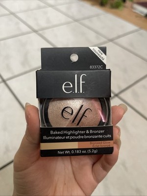 ELF Baked Highlighter & Bronzer Bronzed GLOW .18oz 83372 Discontinued NEW
