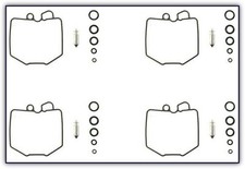 4x Carb Repair Kit for Honda CB 750 FA-FD 1980-1983