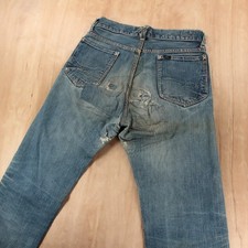 LEE Riders sanforized selvedge denim jeans 31x30 true vtg 50s 60s usa made