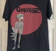 VTG Gorillaz band black shirt short sleeve All sizes S to 45Xl JJ5896