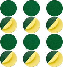 Self Adhesive Air Hockey Mallet Felt Pads 12 Pack 94mm Replacement for Pusher