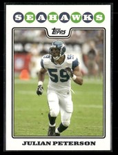 2008 Topps #242 Julian Peterson Seattle Seahawks