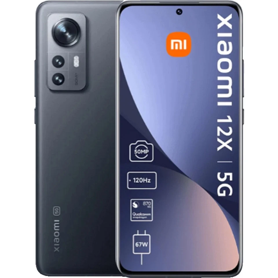 Xiaomi 12X 5G 256GB Gray Dual-SIM Smartphone B-Ware Display Top Sonderpreis, Foto 1 von 5