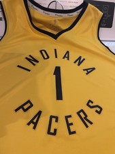 Gold Indiana Pacers NBA Jerseys for sale | eBay