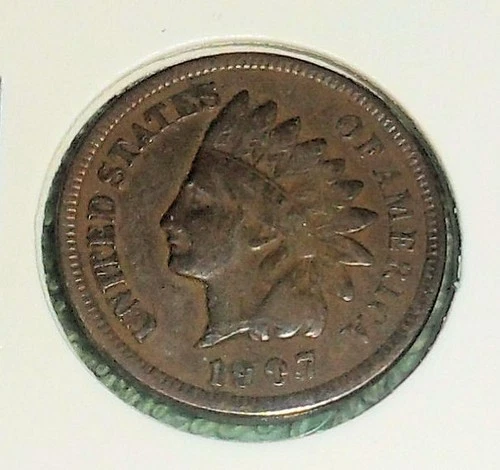 JB RFM 82612 Indian Head Cent 1907 VF Condition