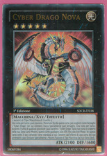 CYBER DRAGO NOVA • (Dragon) • Ultra R • SDCR IT038 • heavy play • Yugioh!