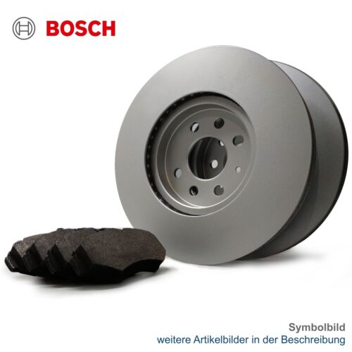 BOSCH Bremsscheiben Set + Beläge Low-Metallic für RENAULT MEGANE 2 KM0 SCÉNIC - Afbeelding 1 van 12