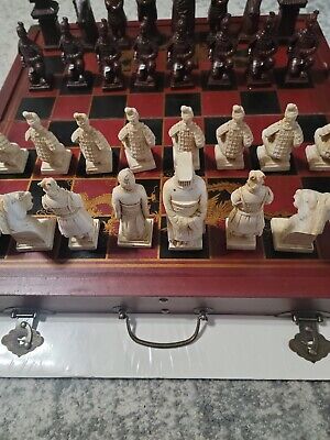  Ireav Retro Terracotta Warriors Chess Set for Kids and