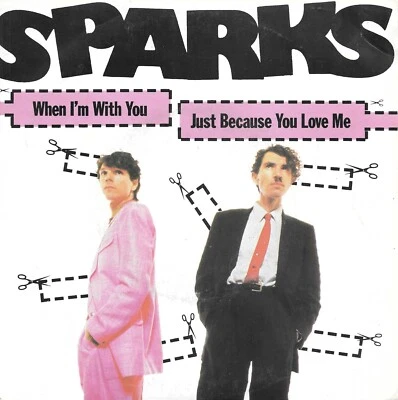 Sparks : When I'M With You [Vinyle 45 tours 7"] 1980 - TRES BON ETAT - Photo 1/2