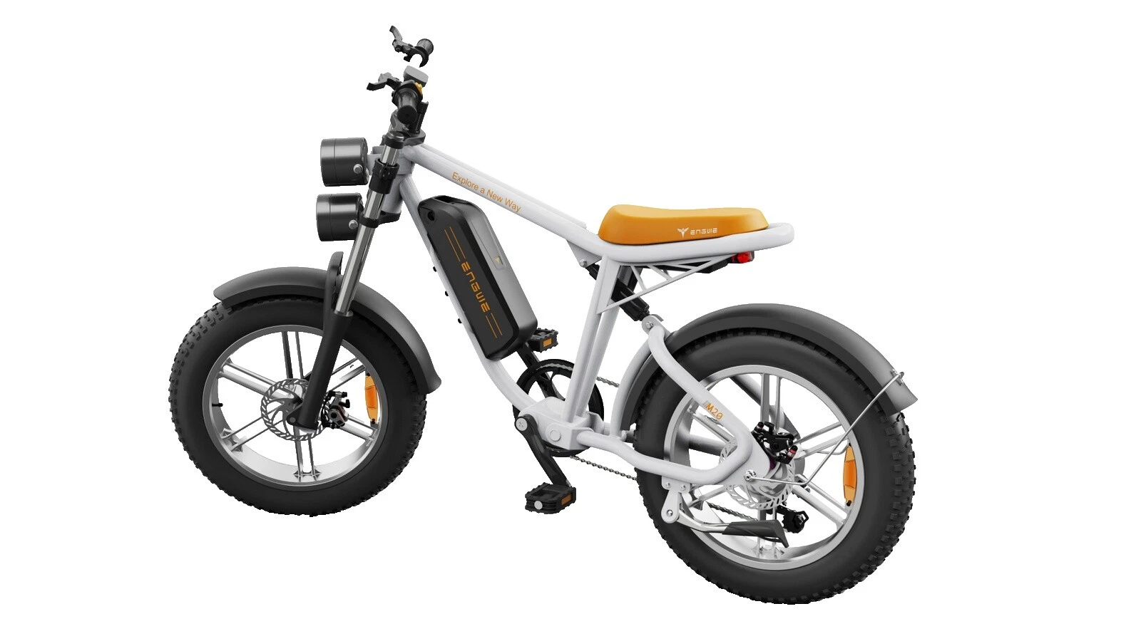 铝白色电动自行车