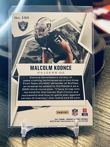 Rookies & Stars Malcolm Koonce 2021 radiocontrol #198 - Imagen 2 de 2