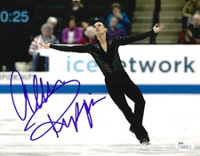 ADAM RIPPON SIGNED 8X10 PHOTO JSA 2018 OLYMPICS FIGURE SKATING PYEONGCHANG USA