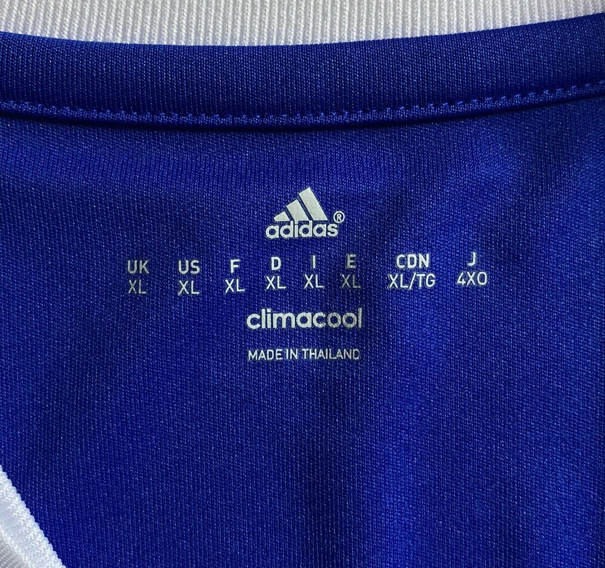 2016/17 Cardiff City Home Football Shirt / Old Adidas Soccer Jersey