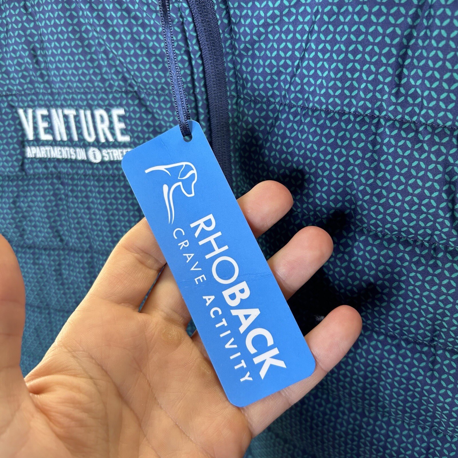 New Rhoback The Grove Performance Golf Puffer Vest Men’s 2XL Blue Green