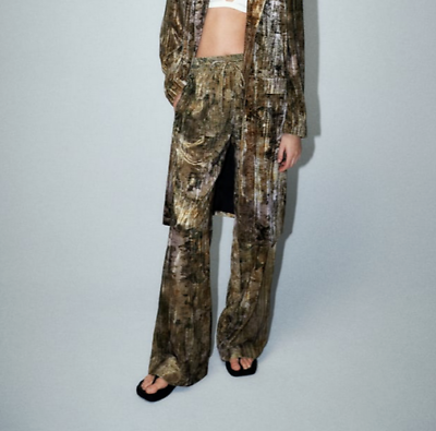 NWT Zara Size XS Multi Tie Dye Velvet Pants 2435/004 | eBay NWT Zara Size XS Multi Tie Dye Velvet Pants 2435/004 | eBay