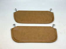 Sunvisor Pair With Bracket For Corvette C3 Stingray 69-76 Lr 2pcs Saddle Brown