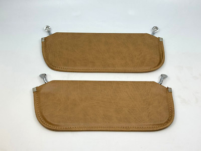 Sunvisor Pair With Bracket for Corvette C3 Stingray 69-76 L+R 2pcs Saddle Brown