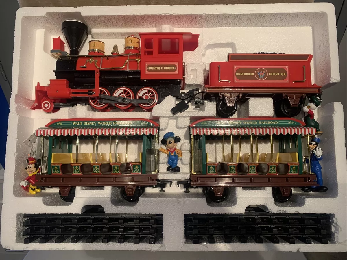 Vintage Walt Disney World RAILROAD Park TRAIN SET 60080 Complete Tested