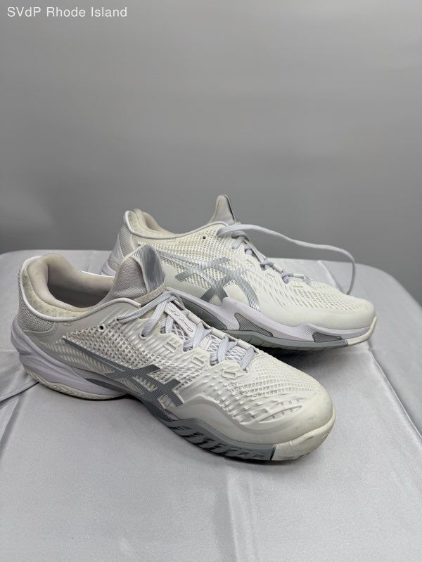 ASICS Court FlyteFoam 3 Tennis Shoes White Athletic Shoe Women 9 eBay