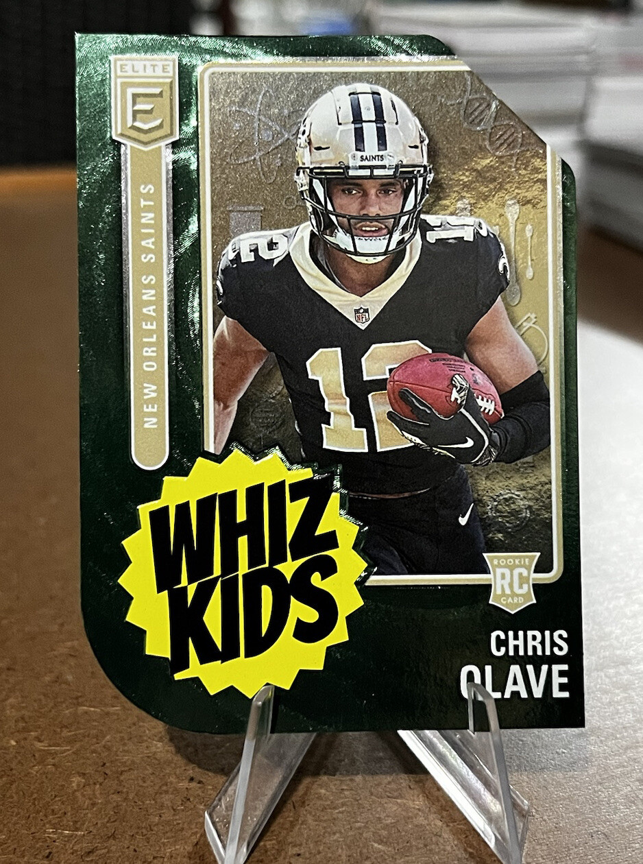 Chris Olave 2022 Donruss ELITE WHIZ KIDS DIE-CUT ROOKIE CASE HIT Saints