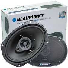 2x Blaupunkt BPS-E693 6x9" 3-Way Coaxial Car Speakers 140W Max Power - 1 Pair