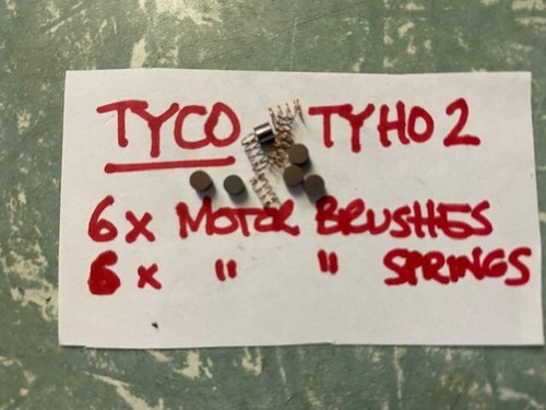 Spring Tycoco TYCO (TYHO2) HO - 6 x MOTOR BRUSHES , 6 x MOTOR BRUSH SPRINGS | eBay
