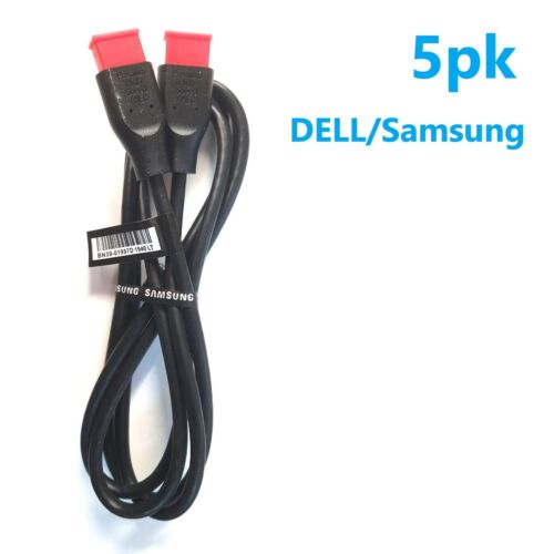 GENUINE Samsung/DELL HDMI Cable 4K High Speed Cord 6 FT 2160P HDTV - 5 Pack - Picture 1 of 1