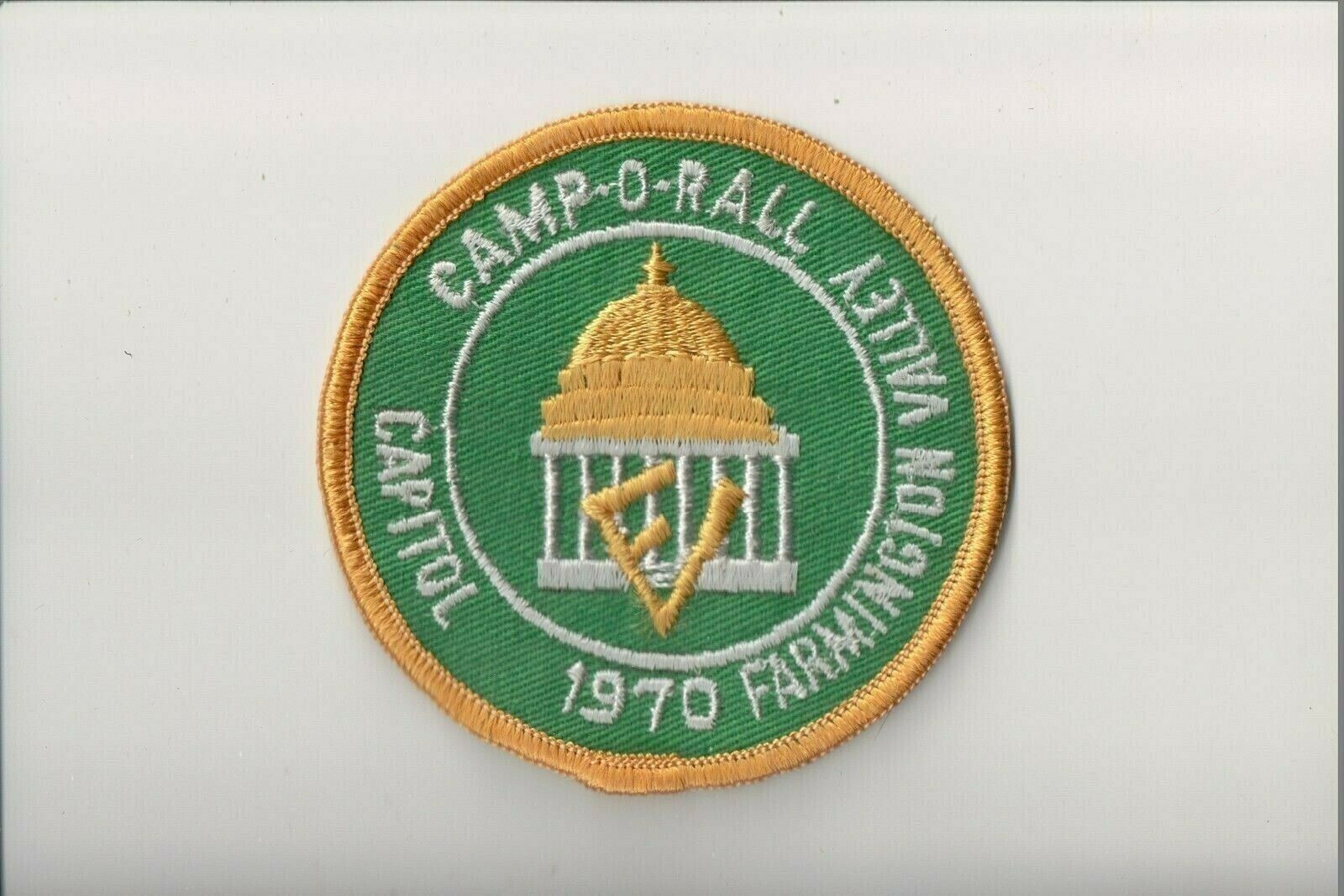 1970 Capitol Farmington Valley Camp O Rall Patch EBay 1970-capitol-farmington-valley-camp-o-rall-patch-ebay