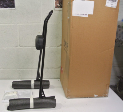 WeiSen 24'' Tall Sissy Bar, Passenger Backrest Triple Polished compat w/ harley