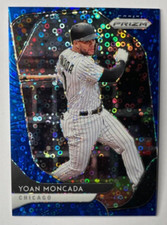 Yoan Moncada 2020 Prizm Quick Pitch Blue Donut Circle #208 White Sox #'d /199