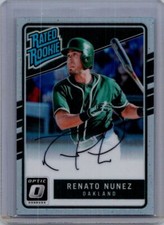 2017 Donruss Optic #RRS-RN Renato Nunez Rated Rookies Signatures Holo #/150