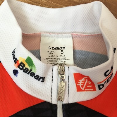 MAILLOT CYCLISME CYCLISTE Castorama Raleigh Cuissard Nalini T.5 Fignon Leblanc EUR 12,25 - FR