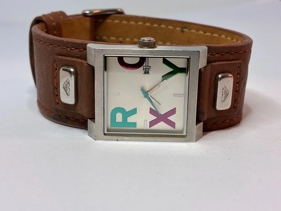 Working Ladies Silver ROXY Quartz Watch  DE - image 2 of 4