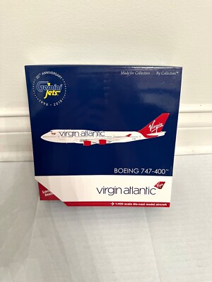 Gemini 1/400 747-4Q8 Virgin Atlantic航空 Gemini Jets 1:400 Virgin Atlantic Boeing 747-400 G-VBIG GJVIR1799