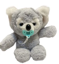 Little Live Pets Cozy Dozy KIP Koala Bear Interactive Pacifier Gray White Plush