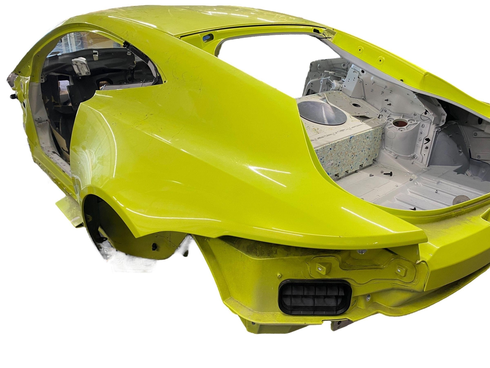 2019-2023 ASTON MARTIN VANTAGE COUPE LEFT QUARTER PANEL SKIN LIME ESSENCE *CUT*