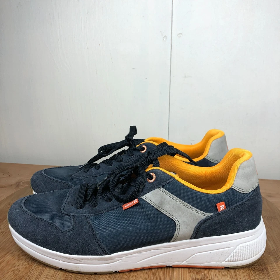 Rieker Zapatos 45 Para Hombres 11 Tenis Caminar Informal Estilo de Vida Gamuza Entrenamiento Foto 2 de 4