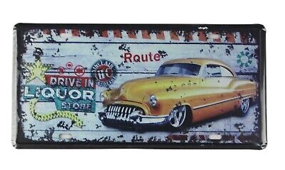 house decoration stuff Drive in Liquor Store tin sign car plate