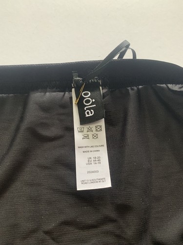 Oola Plus Size Lingerie High Waist Mesh Lace Knickers 18-20 BNWT - 第 5/10 張圖片