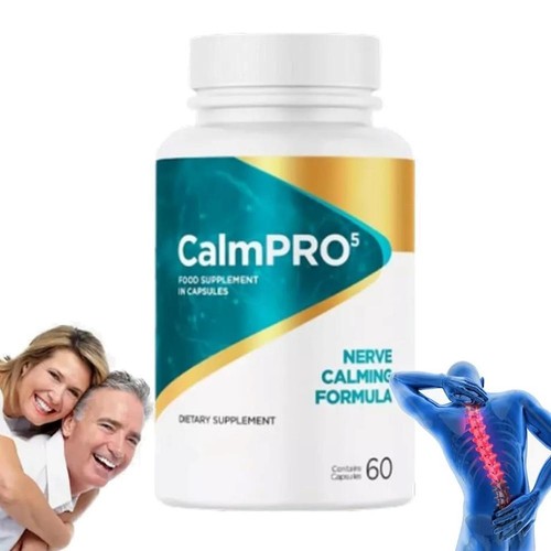 CalmPro 5 Nerve Calming Formula Supplement Calm Pro 5 Fast Ship 60 Capsules