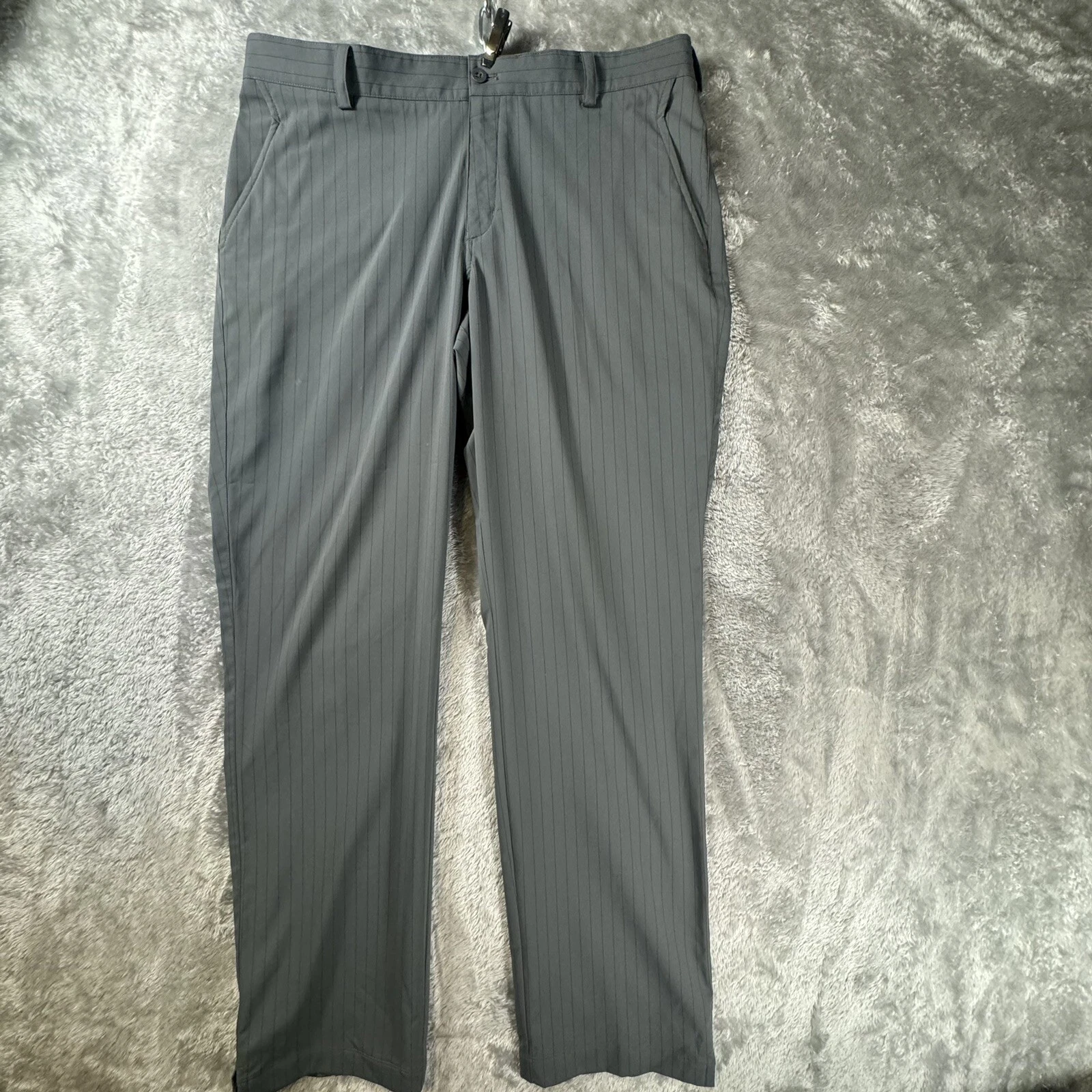 Nike Pantaloni da Golf Uomo 36x31 (34x32) Dri Fit Tour Performance Business Casual
