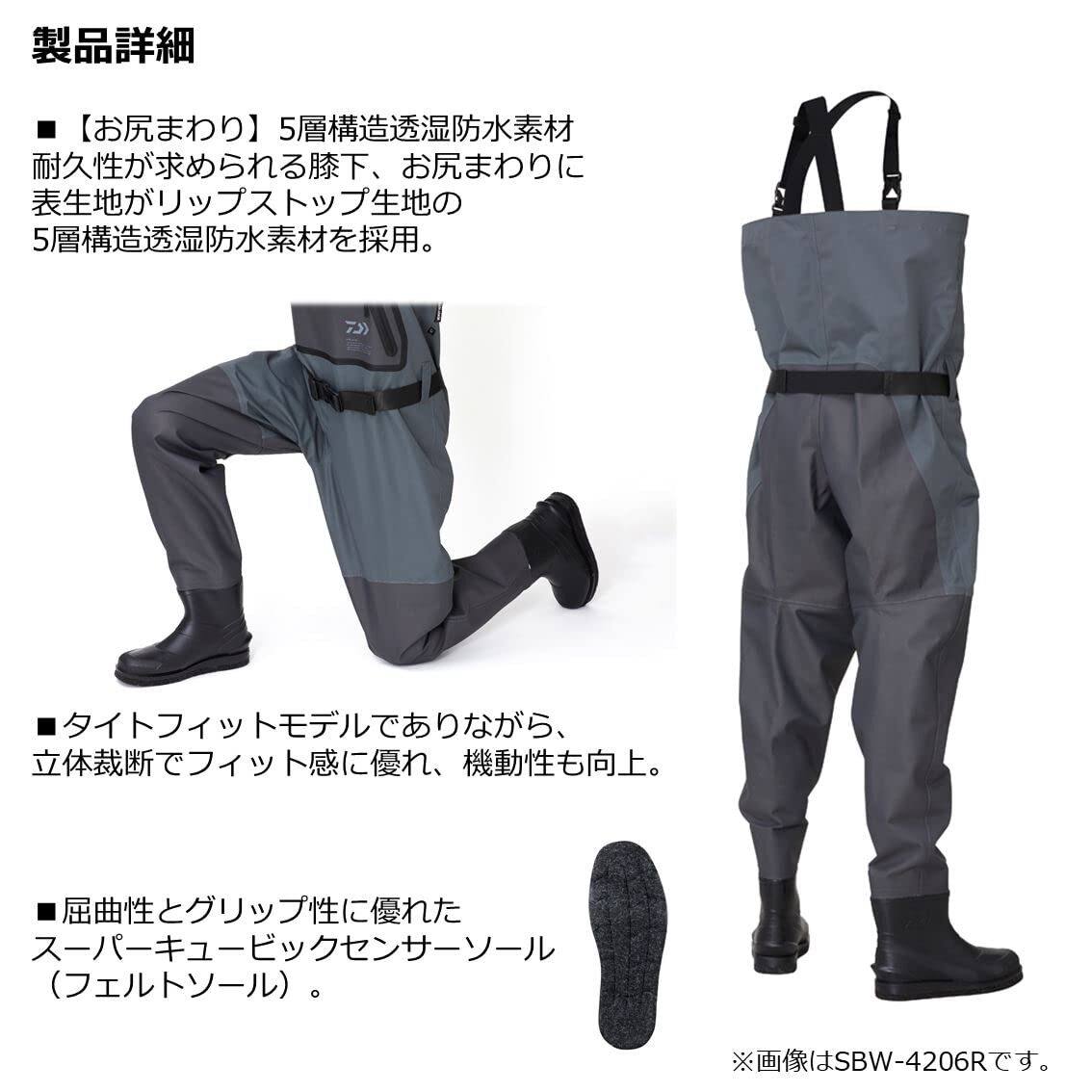 DAIWA - DAIWA ウェーダー SUPER BREATH WADER DAIWA Tight Fit