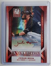 2013 Panini Elite Extra Edition Franchise Future Jonah Heim Autograph 05/25 Auto