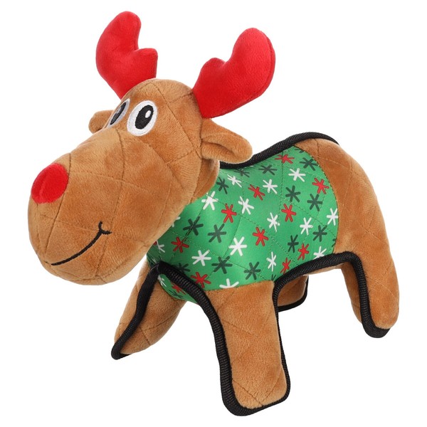 Flamingo Hundespielzeug Xmas Rentier Braun 14X27,5X22,5Cm Squeaker-image