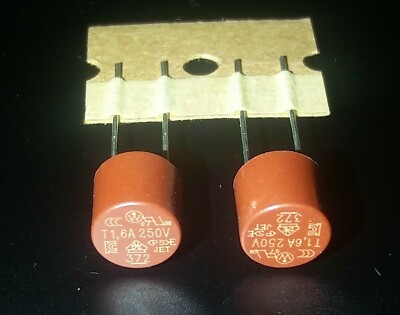 Fender Sicherung 1,6A T Typ Wickmann für Fender Mustang 1.  Packung 2 Stk.