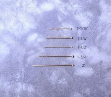 Nickel Plated Bank Pins Heavy Duty Solid Headed  Crafts #17#20#24#28#32 1/2lb