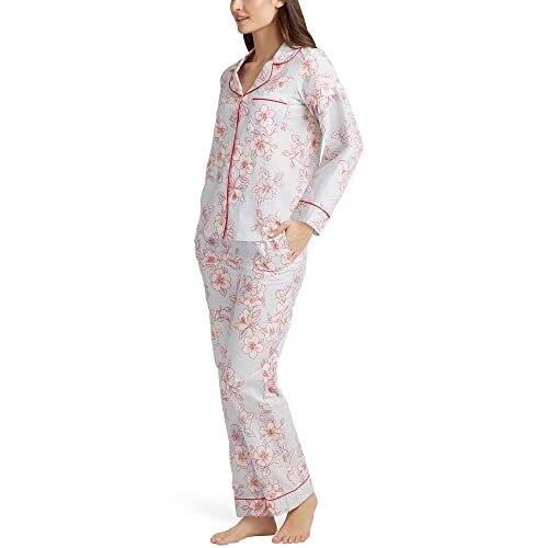 BedHead - Classic Cotton L/S Pajama Set - Courtyard Blooms - X-Large - Picture 2 of 3