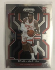 2021-22 Panini Prizm Usman Garuba Rookie Card #321 Base RC Houston Rockets