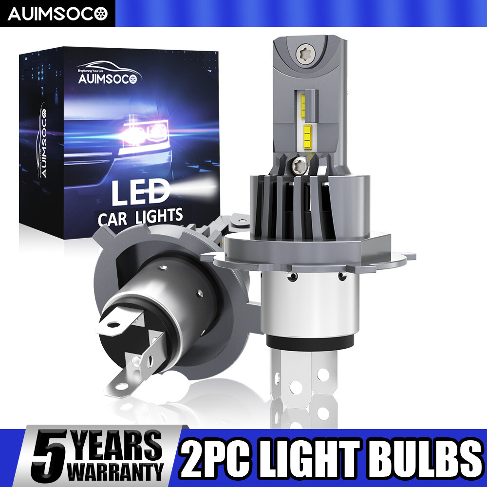 For Toyota Yaris 2007-2020 2x Combo 9003 H4 LED Headlight Hi/Lo Beam Bulbs 6000K